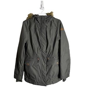 FireFly Women's AquaMax Elite Brigid Winter Faux Fur Hooded Snow Jacket